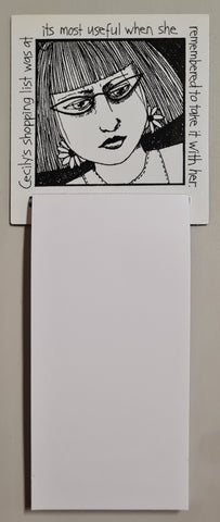 Cecily Fridge Magnet & Notepad