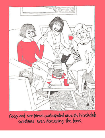 Book Club Cecily Card
