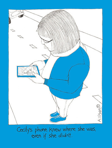 Phone Not Lost Cecily Card