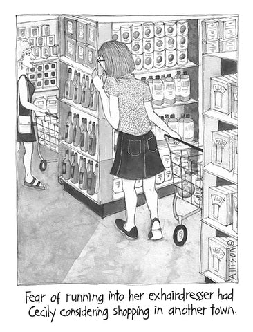 Ex-hair dresser Card