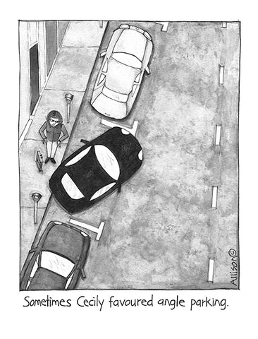 Angle parking Card