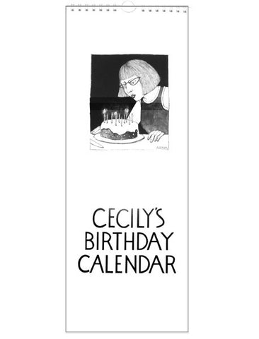 Calendar - Cecily Birthday