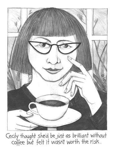 Coffee Brilliance Cecily Card