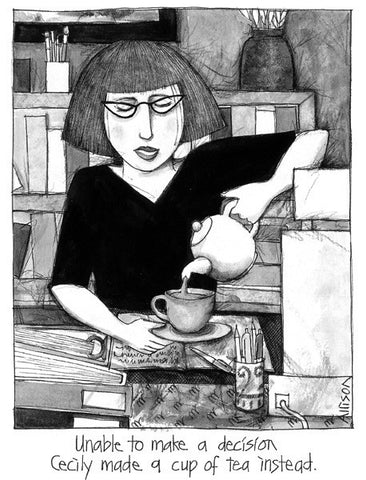 Cup of Tea Cecily Card
