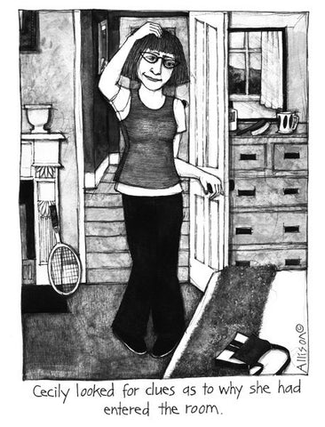 Entered the Room Cecily Card