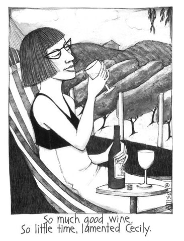 Good Wine Cecily Card