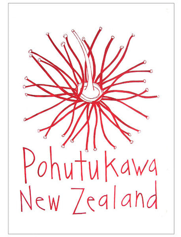 Tea Towel - Pohutukawa