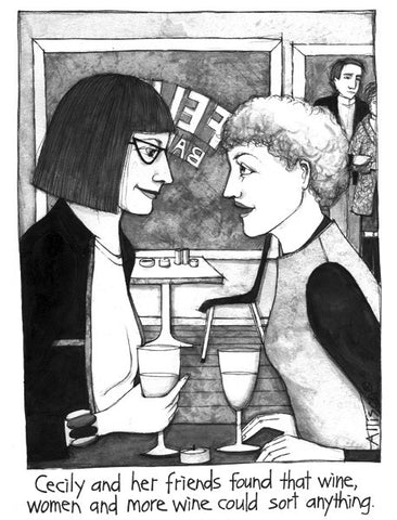 Wine and Women Cecily Card
